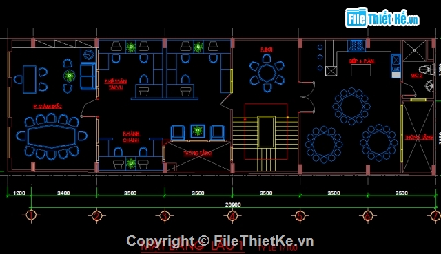 nhà mặt phố,nhà làm văn phòng,File thiết kế